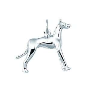    Sterling Silver Great Dane Dog Charm: Arts, Crafts & Sewing