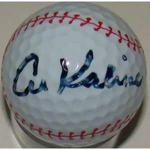  Al Kaline Signed Ball   x2 Golf PSA