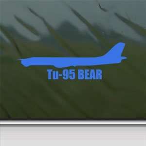  Tu 95 BEAR Blue Decal Military Soldier Window Blue Sticker 
