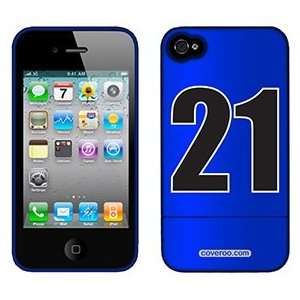  Number 21 on Verizon iPhone 4 Case by Coveroo  Players 