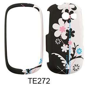  Samsung Flight II A927 Black and White Flowers Hard Case 