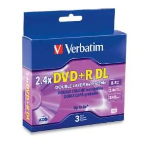  Verbatim Dual Layer DVDR Discs VER95014 Electronics