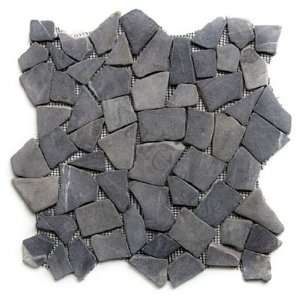 Beluga Grey Pebbles & Stones Grey Indonesian Mosaic Tiles 