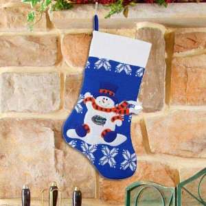  Florida Gators Blue Snowman Knit Holiday Stocking: Sports 