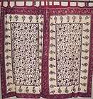 Hmong Traditional Chinese Bird Design Cotton Curtain  