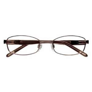  Ellen Tracy PHOEBE Eyeglasses Coffee Frame Size 49 17 130 