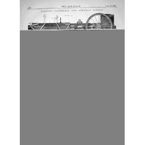  ENGINEERING 1864 WILSON MACHINERY PRESSING COTTON 