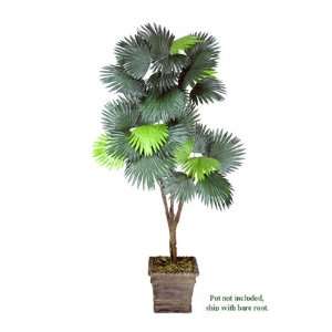   Palm Artificial Tree with Tripled Heads, with No Pot,: Home & Kitchen