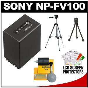 Sony Handycam NP FV100 InfoLithium Rechargeable Battery Pack with 