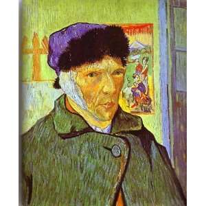   Vincent Van Gogh   24 x 30 inches   Self Portrait with Bandaged Ear