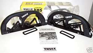 Bicycle Car Rack Top Thule 585 Angled Ski Carrier NEW  