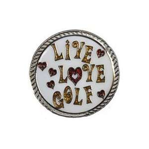   Love Golf Kicks Candy   Ball Marker and Shoe Clip