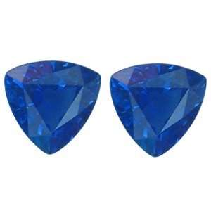    2.77 Carat Loose Sapphires Trillion Cut Pair Gemstone Jewelry