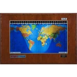  Geochron BMG X X 7000 Boardroom Model Geochron World Clock 