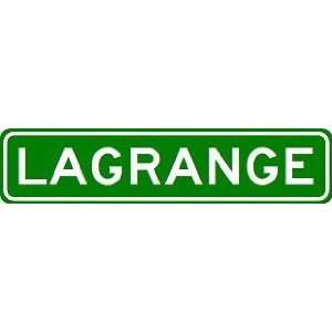  LAGRANGE City Limit Sign   High Quality Aluminum: Sports 