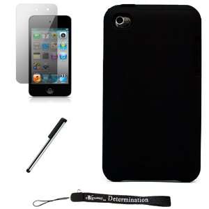  Rubber Skin with Hard Shell Case Cover for New Apple iPod Touch 4 