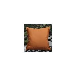  Mozaic Sunbrella 18 Outdoor Throw Pillows   Orange (Set 