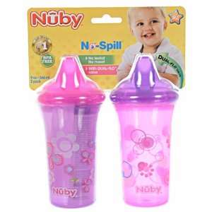  NUBY No Spill Cup   9oz  2pk    Baby