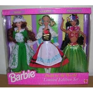  Barbie Dolls of World Irish German Polynesian NEW 1994 