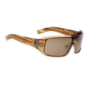  Spy Haymaker Brown Stripe Tortoise Sunglasses   Bronze 
