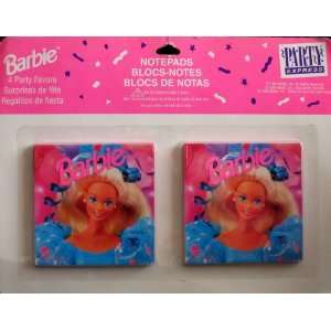    Barbie 4 Party Favors NOTEPADS   Party Express (1995) Toys & Games