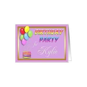  Kylie Birthday Party Invitation Card Toys & Games
