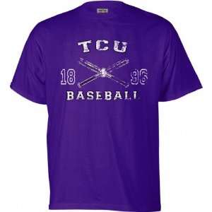  TCU Horned Frogs Legacy Baseball T Shirt: Sports 