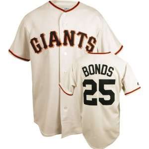  Barry Bonds Ivory Majestic MLB Home Replica San Francisco 