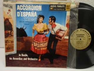 JO BASILE Accordion DEspana LP Audio Fidelity AFLP 1870 Orchestra 