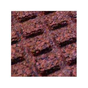  Scraper Outdoor Mat, Traps Dirt/Moisture, 4x6, Burgundy 