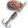 MEPPS COMET SPINNER brass blade 5 RED spot Pike Trebles  