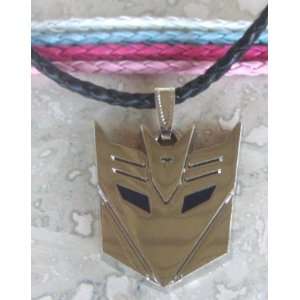 Transformers Decepticons Leather Cord Necklace   Brand New