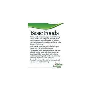  Chart   Basic Foods Pocket Card Toys & Games