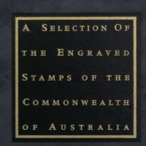 ENGRAVED STAMPS OF THE COMMONWEALTH OF AUSTRALIA   BOXED AND NOW 1/2 