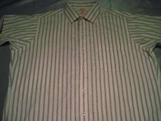 Mens Dress Shirt Brooks Brothers 15.5/35 Red Blue Stripes EUC  