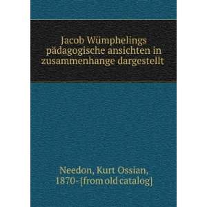   dargestellt Kurt Ossian, 1870  [from old catalog] Needon Books