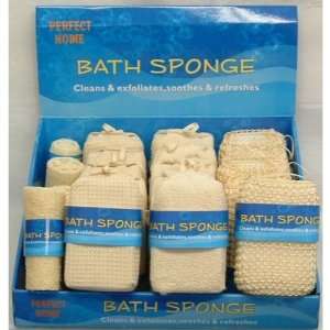 Bath Loofah Sponges (4 types) Display Case Pack 92   651589