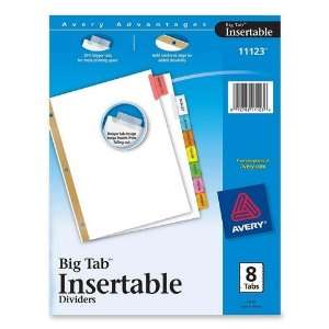    WI2138   WorkSaver Big Tab Insertable Tab Divider