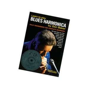  Learn To Play Blues Harmonica (Book & CD) Electronics