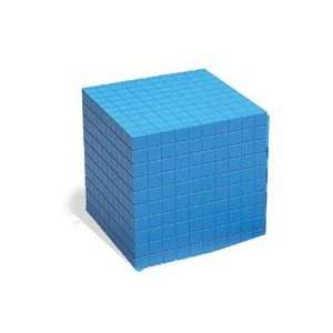   Resources Ler0927 Base Ten Cube Plastic Bl 10x10x10cm: Toys & Games