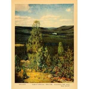   Artwork Smaland Sweden Landscape Malmo Museum   Original Color Print
