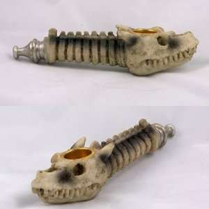  Pit Bull Skull Pipe for Flavored Tobacco 