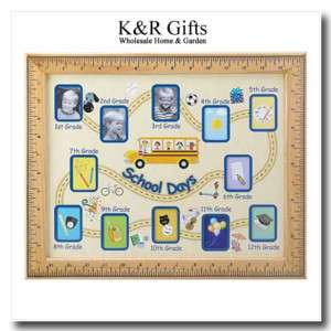 PHOTO FRAME: SCHOOL DAYS Grades 1 12 Picture Frames NEW  