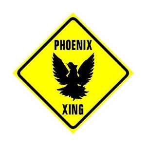  PHOENIX CROSSING bird symbol emblem sign