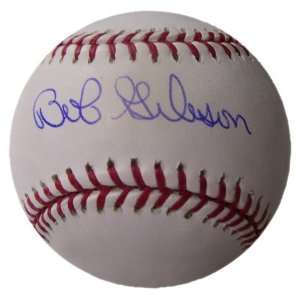 Bob Gibson Autographed Baseball