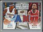 Carmelo Anthony Tracy McGrady Game Used Jersey Card  