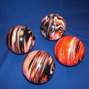 EPCO 4 Ball 107mm Personalized Tournament Set Pro Bocce Set   Marbled 