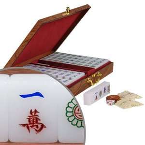  EXTRA LARGE Tiles Chinese Mahjong Game Set: Toys & Games