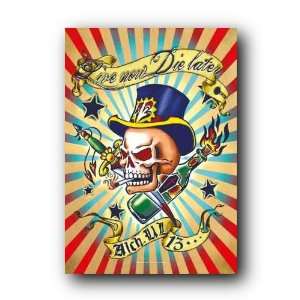  Ul 13 Live Now Die Later Cloth Fabric Poster Flag: Home 