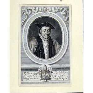  William Laud Lord Archbishop Canterbury Portrait C1830 